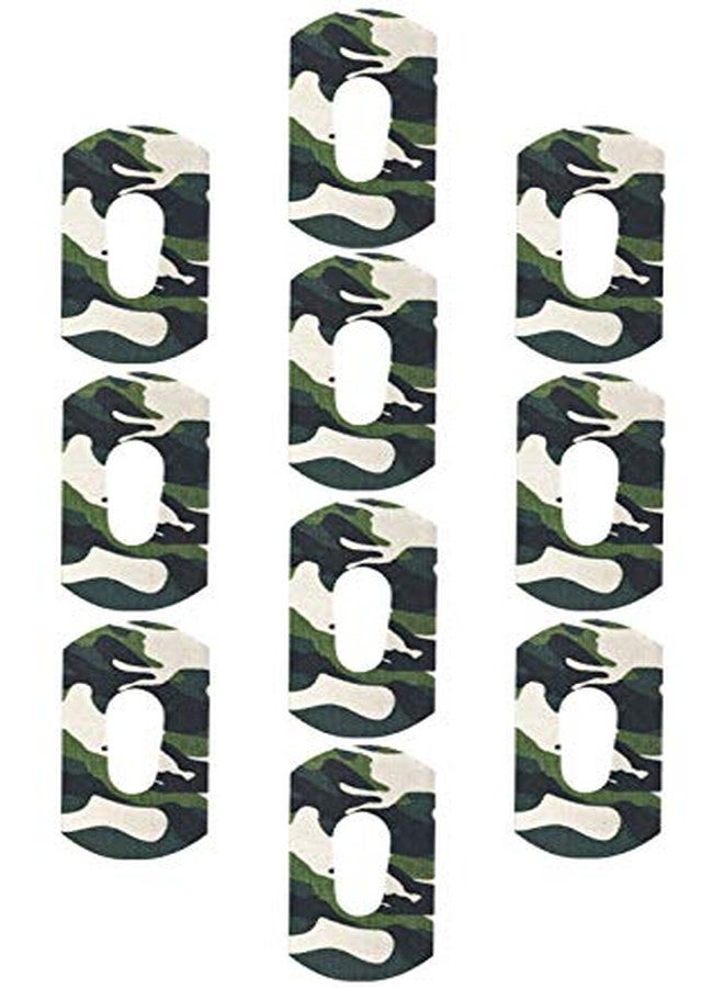 RockaDex Adhesive Patch for Dexcom CGM G6 10 Pack (Green Camo) - Image 1
